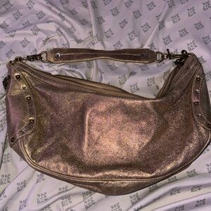 Y2K juicy shoulder bag leather